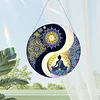 (US Local)Acrylic Diamond Painting Hanging Pendant Diamond Art Window Pendants (B)