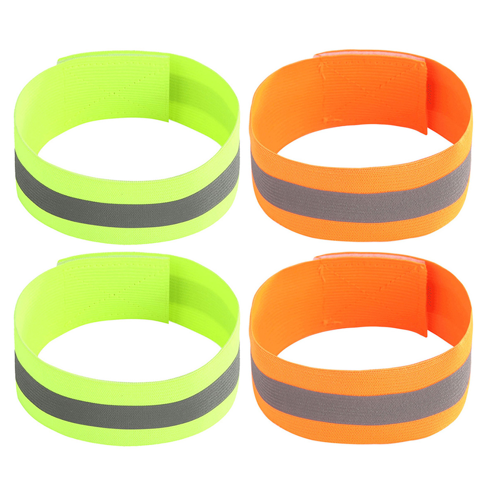 

2x Night Running Reflective Safety Armband Outdoor Sports Cycling Arm Strap, Green, 501 Original