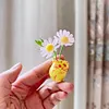 8pcs Cute Ceramic Vase Refrigerator Magnets Fridge Magnets Refrigerator Stickers