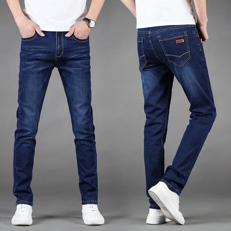 Jeans rectos elásticos?Envío gratis en 2 o más?