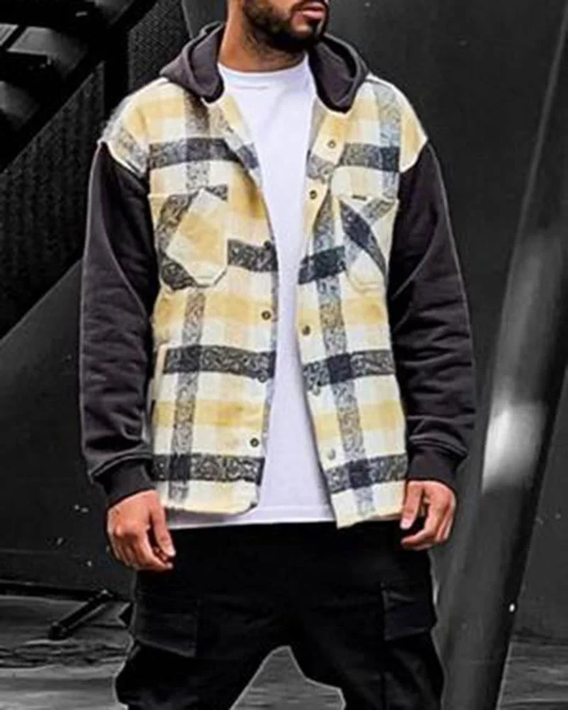 Men's quilted jacket shirts-56
