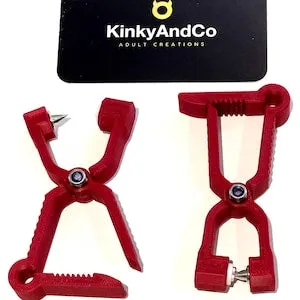 pornhint Pornhint Devils Spike - Ultra Sharp Nipple Clamps  *Bdsm pain fetish torture mistress master bondage pain sado* toy adult only Toy