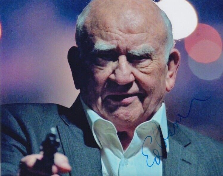 Ed Asner (Hawaii Five-0) signed 8x10 Photo Poster painting in-person