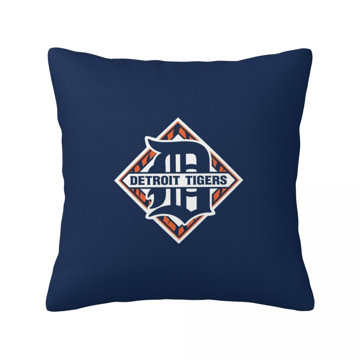 Detroit Tigers Symbol in Diamond Short Plush Cushion for Home Decor
