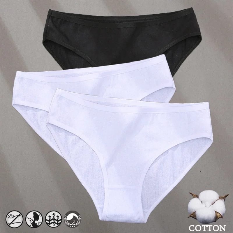 Cotton Panties Jacquard Design Pattern Women Panties Underwear Sexy Female Lingerie Briefs Solid Color Intimate Pantys for Woman