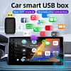 Wireless Carplay Android Auto Adapter Smart AI Box Plug and Play Voice Assistant
