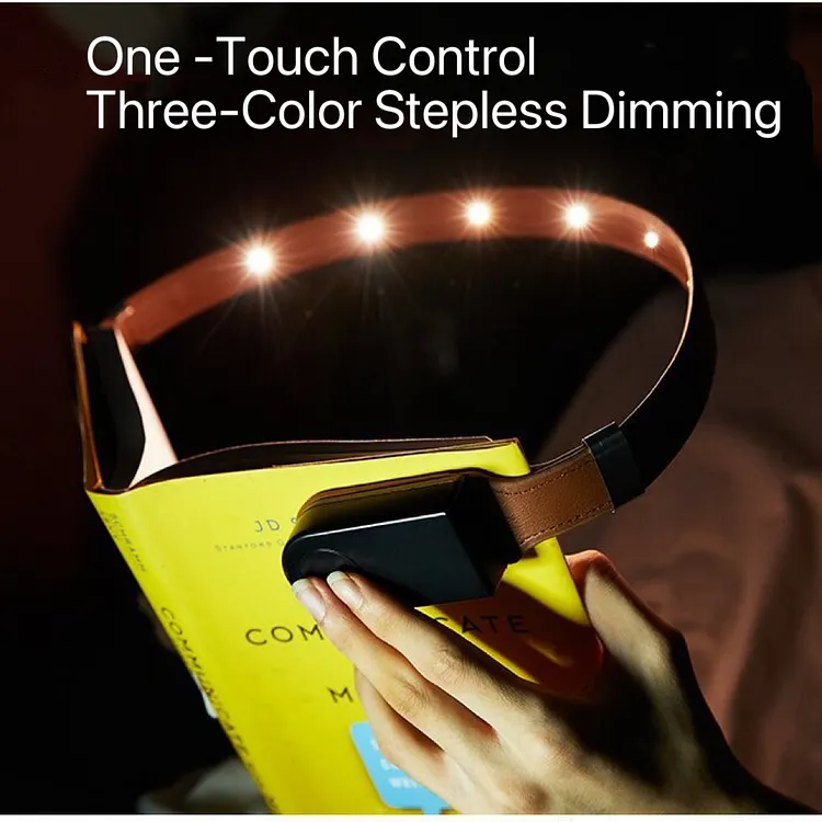 Handmade Genuine Leather Magnetic Book Light