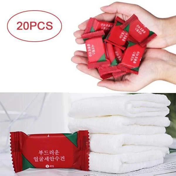 Disposable Travel Cotton Towel (20pcs)