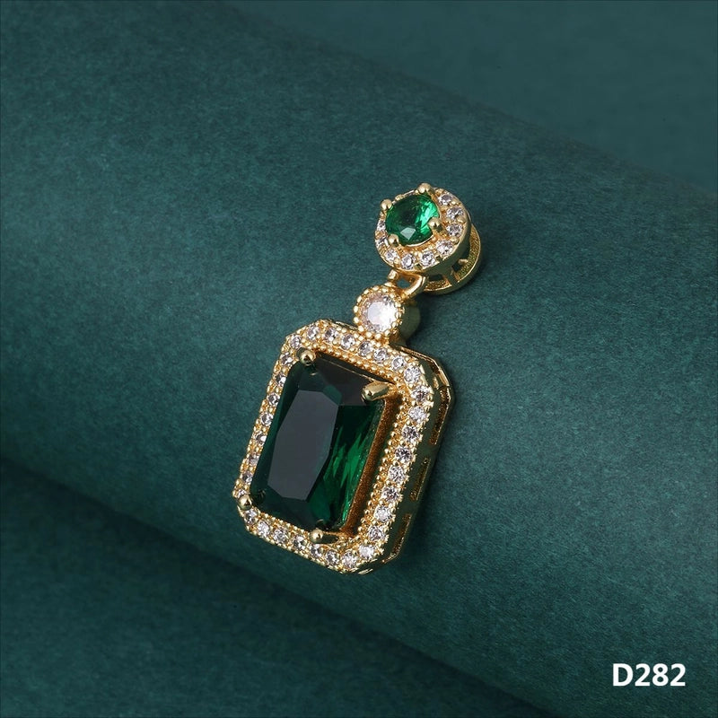 1 Piece 1-2cm Copper Zircon Geometric Jewelry Accessories Pendant