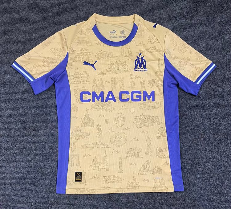 2025-26 Marseille Away Shirt - Fan Edition