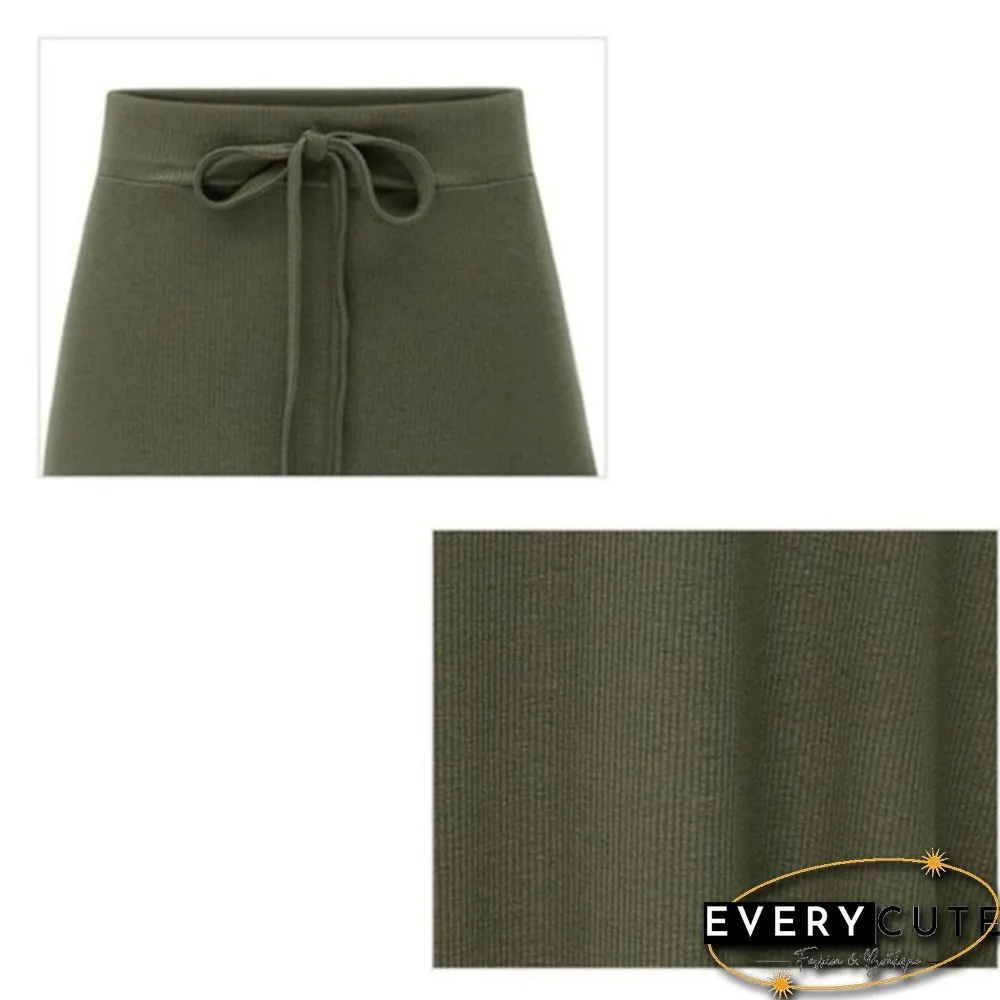 Spring Summer Female Irregular High Waist Plus Size Skirts Womens Fashion Waisted Loose