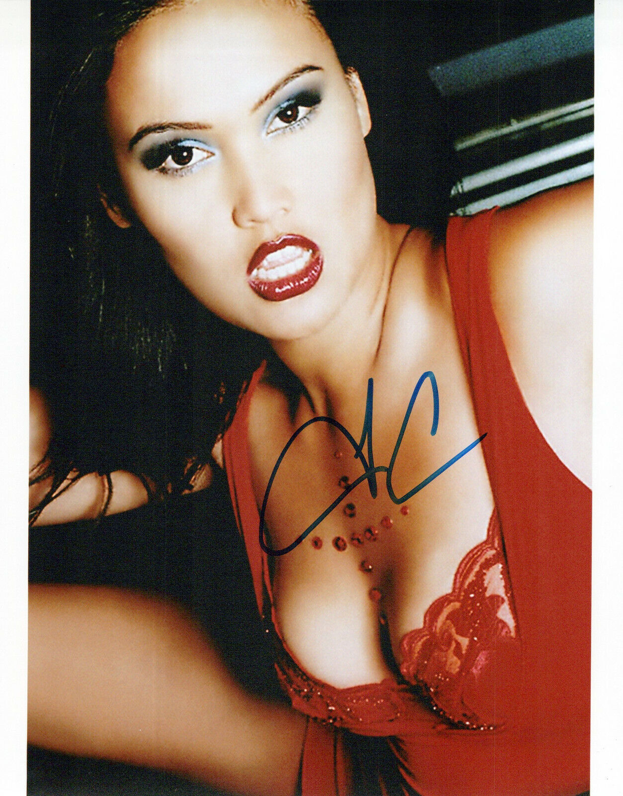 Tia Carrere glamour shot autographed Photo Poster painting signed 8x10 #6