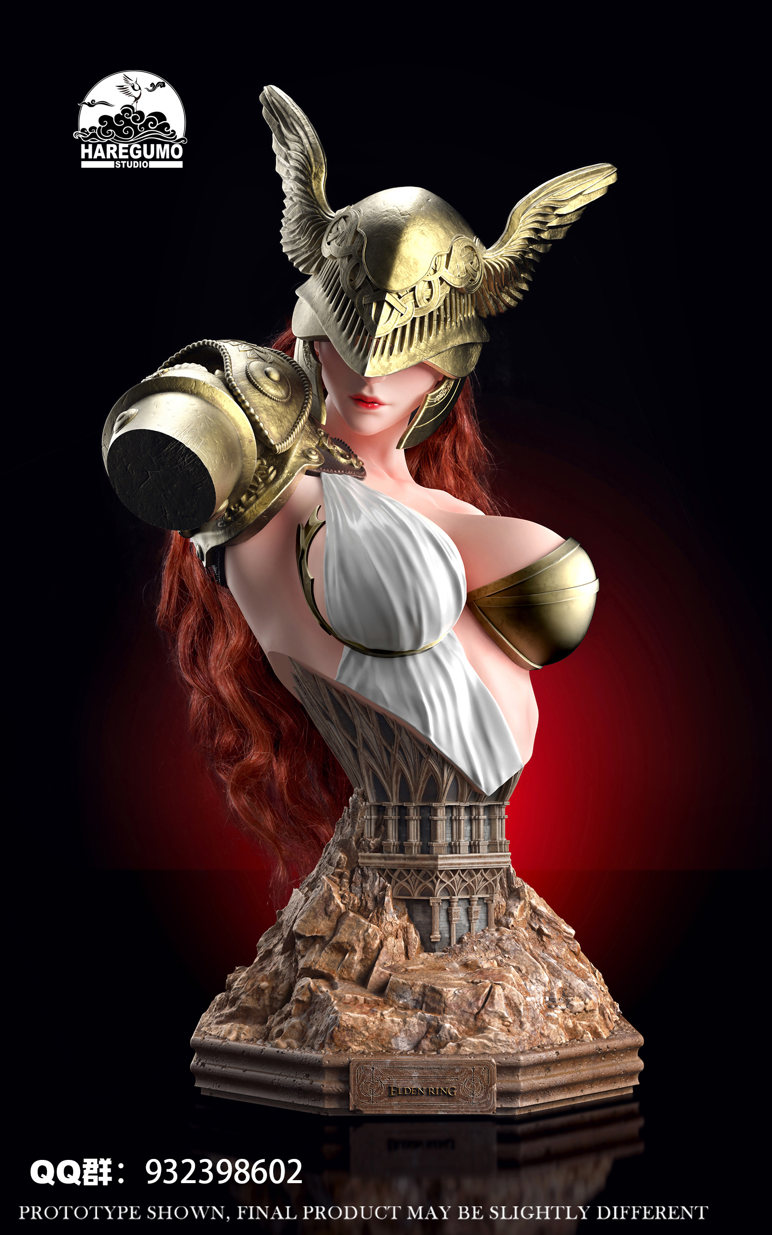 PRE-ORDER Haregumo Studio - Elden Ring Malenia 1/1 & 1/2 Statue(GK)-