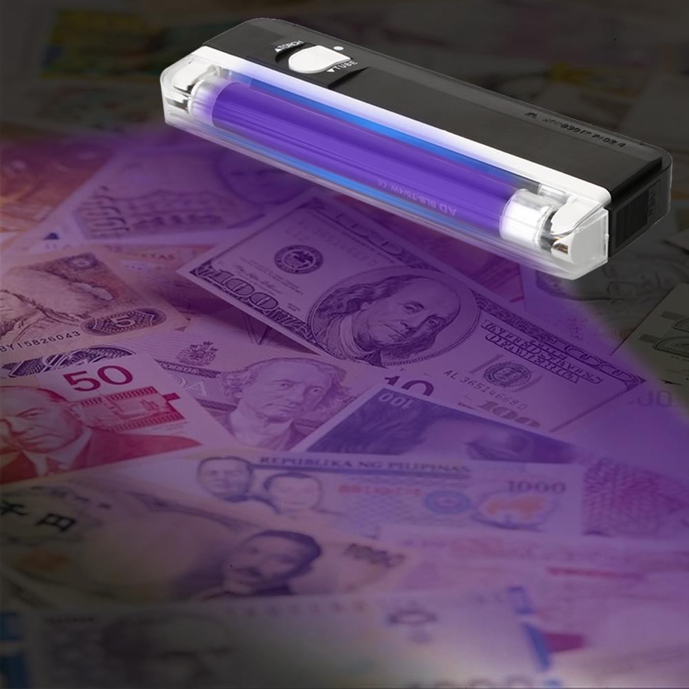 

2In1 Handheld UV LED Torcherfeit Currency Money Detector, 501 Original
