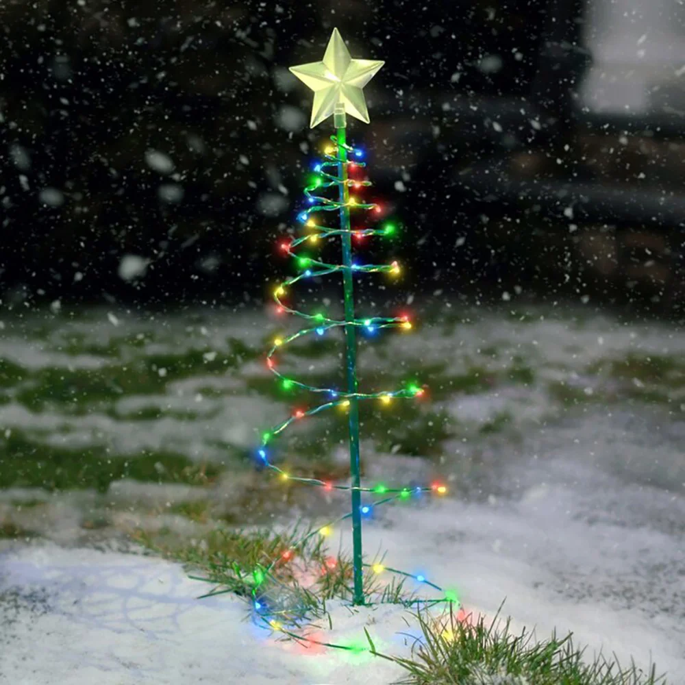 Christmas light string star LED outdoor decorative lights
