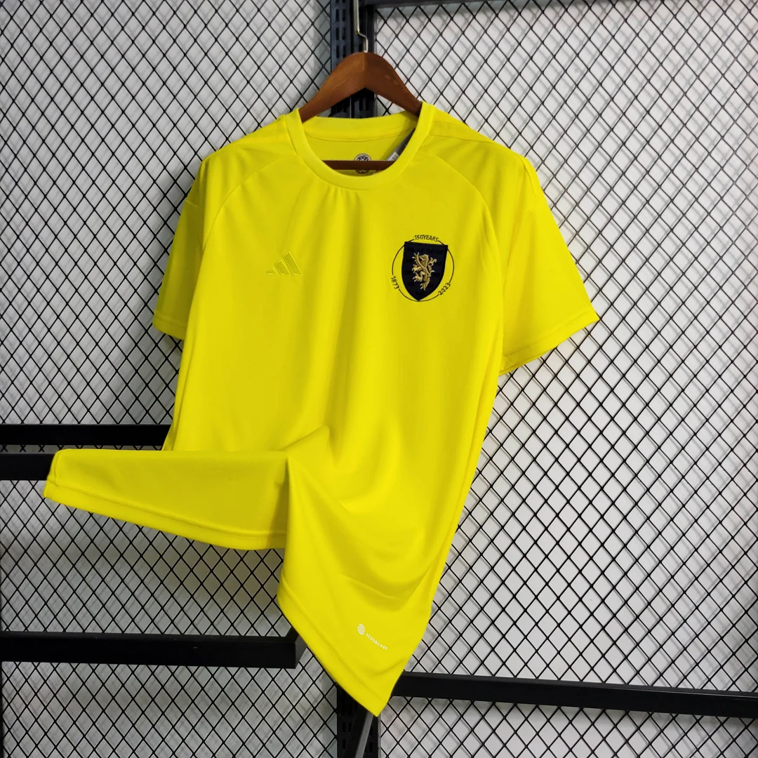 2023 Scotland Goalkeeper Yellow Football Shirt