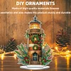 Weihnachtsleuchtturm - 5d DIY Basteln Ornament