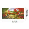Autumn Colors Of Lotus Pond - 14CT Stamped Cross Stitch 103*58cm/40.55*22.83in