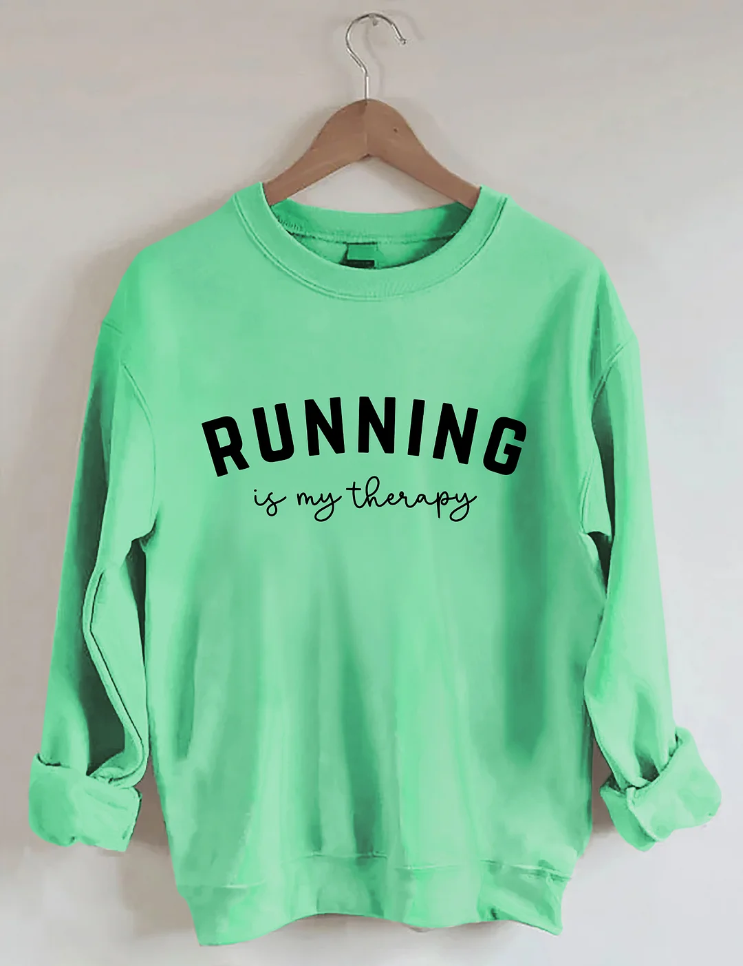 Running Is My Therapy Sweatshirt