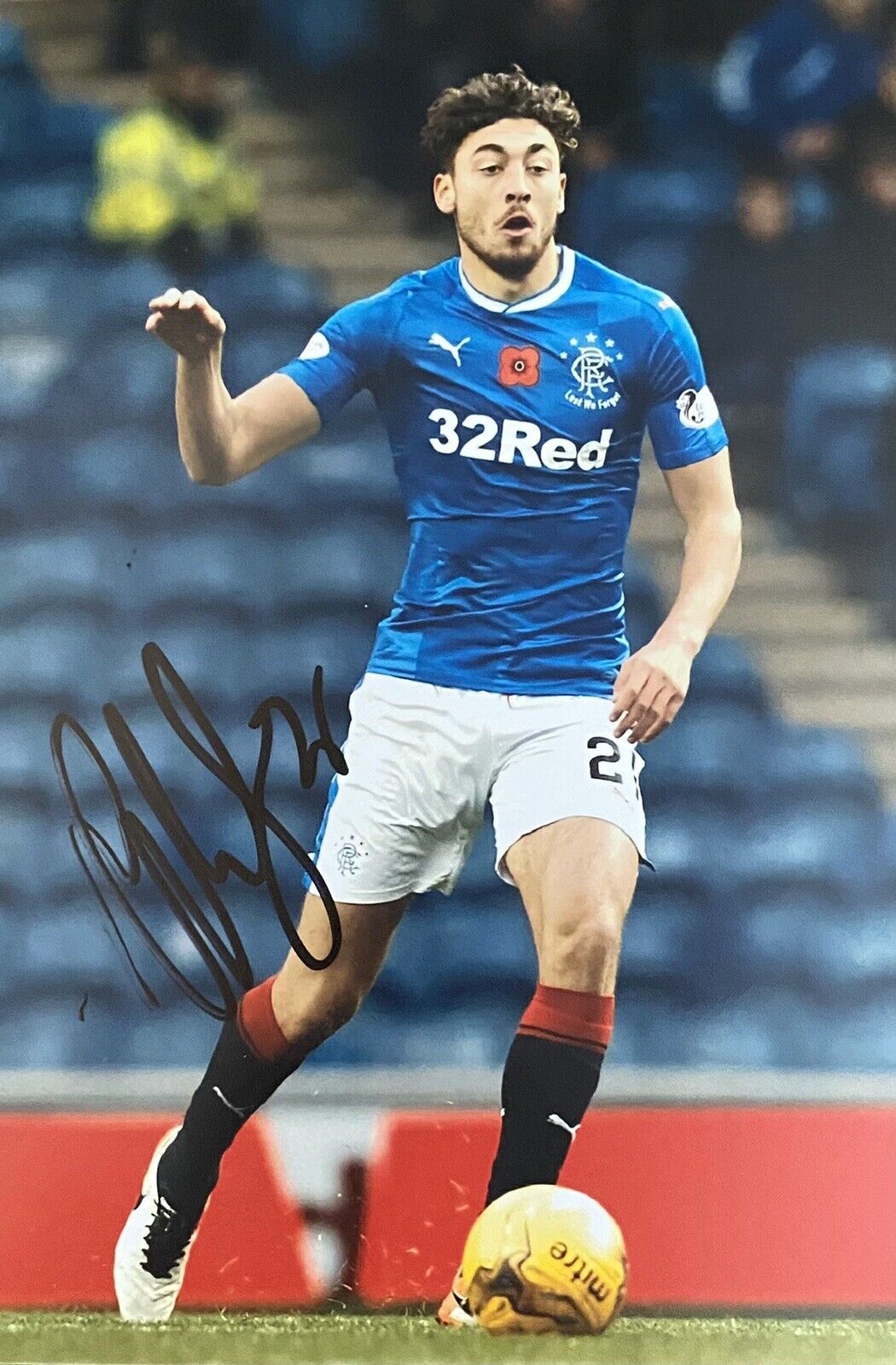 Matt Brooks Genuine Hand Signed Rangers 6X4 Photo Poster painting