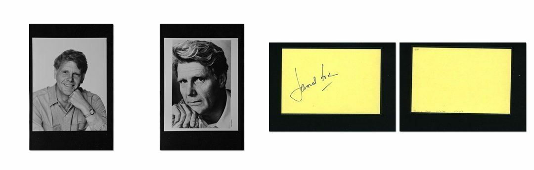 James Fox - Signed Autograph and Headshot Photo Poster painting set - Sherlock Holmes