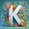 Butterfly Flower K 5D Partial Drill DIY Diamond Painting Kit 30*30cm