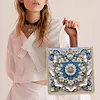 DIY Mandala 5D Diamond Painting Linen Tote Bag