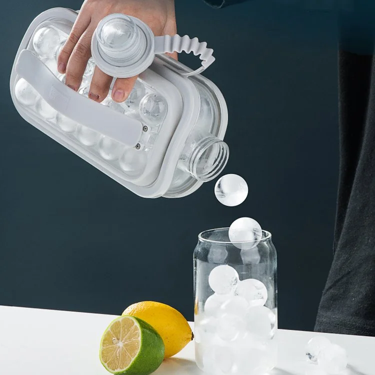 2 In 1 Ice Ball Maker &  Water Bottle 