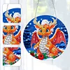 Diamond Painting Double Sided Christmas Dragon Suncatcher Hanging Decoration