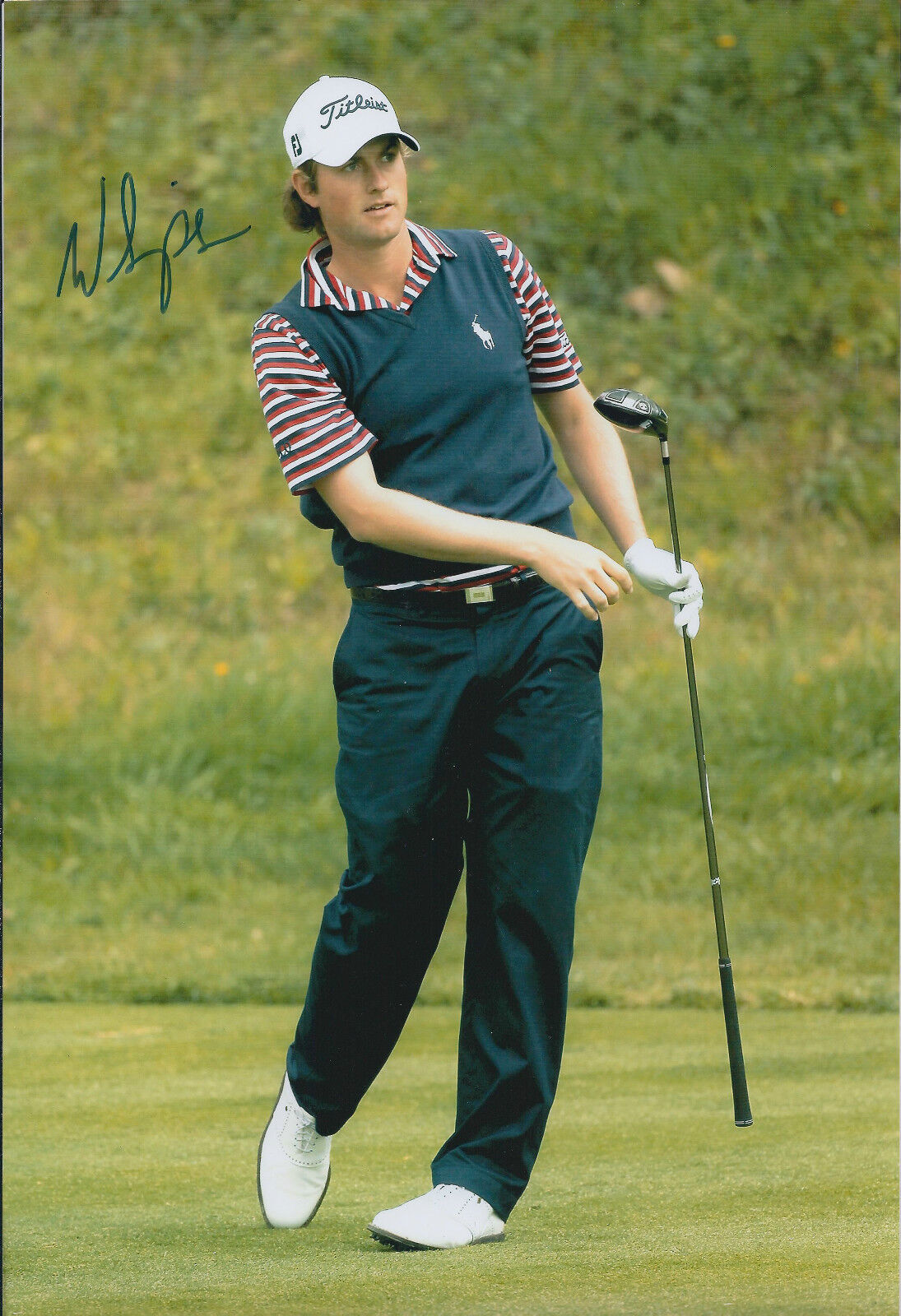 Webb SIMPSON SIGNED AUTOGRAPH 12x8 Photo Poster painting AFTAL COA US PGA OPEN Winner