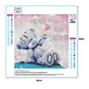 Tatty Teddy - Rund Diamant Malerei 30*30CM