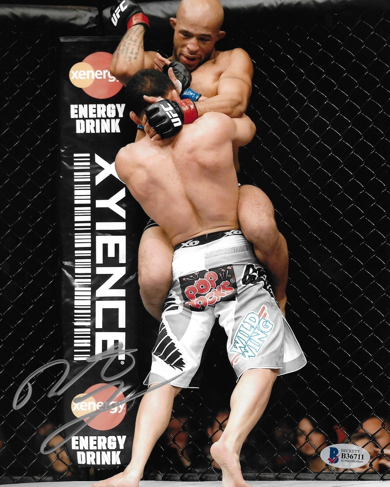 Demetrious Johnson Signed 8x10 Photo Poster painting BAS Beckett COA UFC Fox Picture Autograph 3