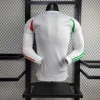 2024 Long sleeve Player Version Italy Away Football Shirt 1:1 Thai Quality