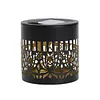 Solar Powered Metal Mandala Decorative Lamp Weatherproof Outdoor LED Deck Step Wall Lights Auto On/Off Hollow Out Retro Solar Lights for Garden Yard Patio Porch Decor