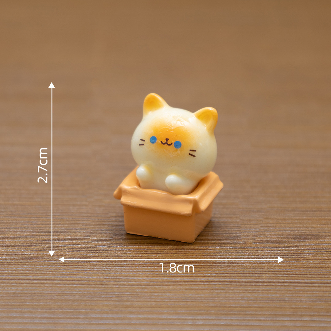 Mini Cute Siamese Cat Resin Charm