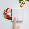 4Pcs DIY Santa Claus Diamond Painting Acrylic Wall Switch Sticker
