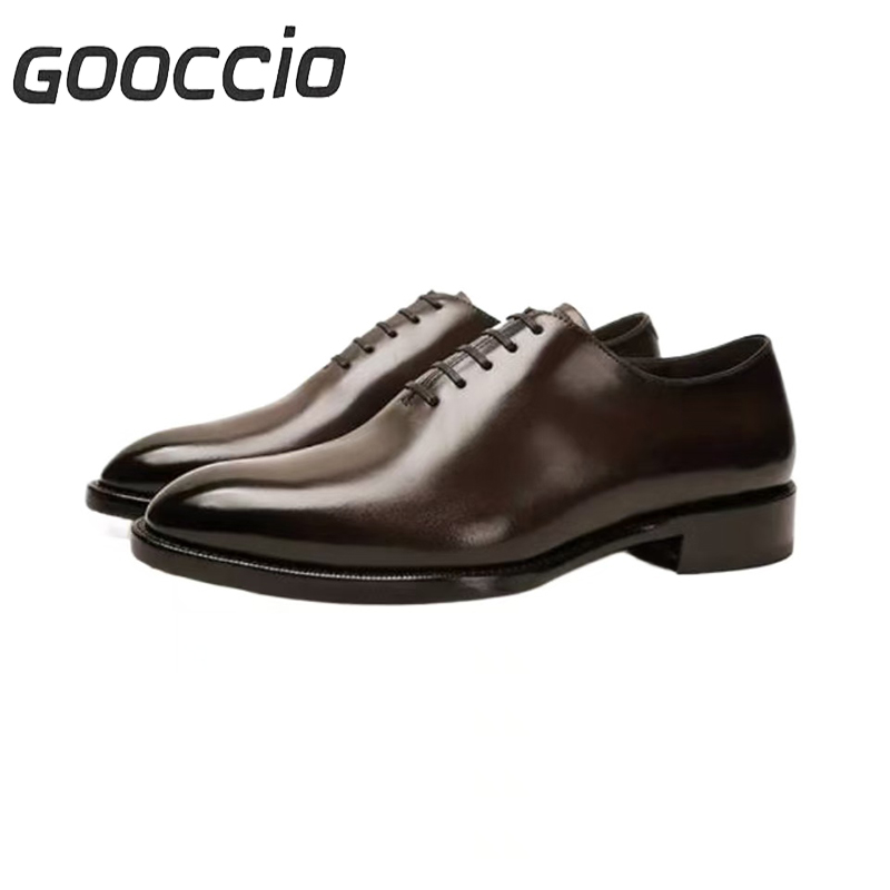 NJ191 Calf-Skin Dress Shoes/Oxford Shoes  GOOCCIO  