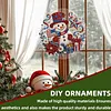 Anniversary Snowman DIY Diamond Painting Pendant Double Sided 25cm