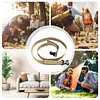 Outdoor tie belt handle strap durable camping tie fixed rope nylon reinforced buckle