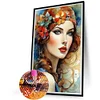 (40*60cm)DIY Full Round Drill Diamond Painting-Beauty