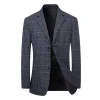 New two-button plaid suit