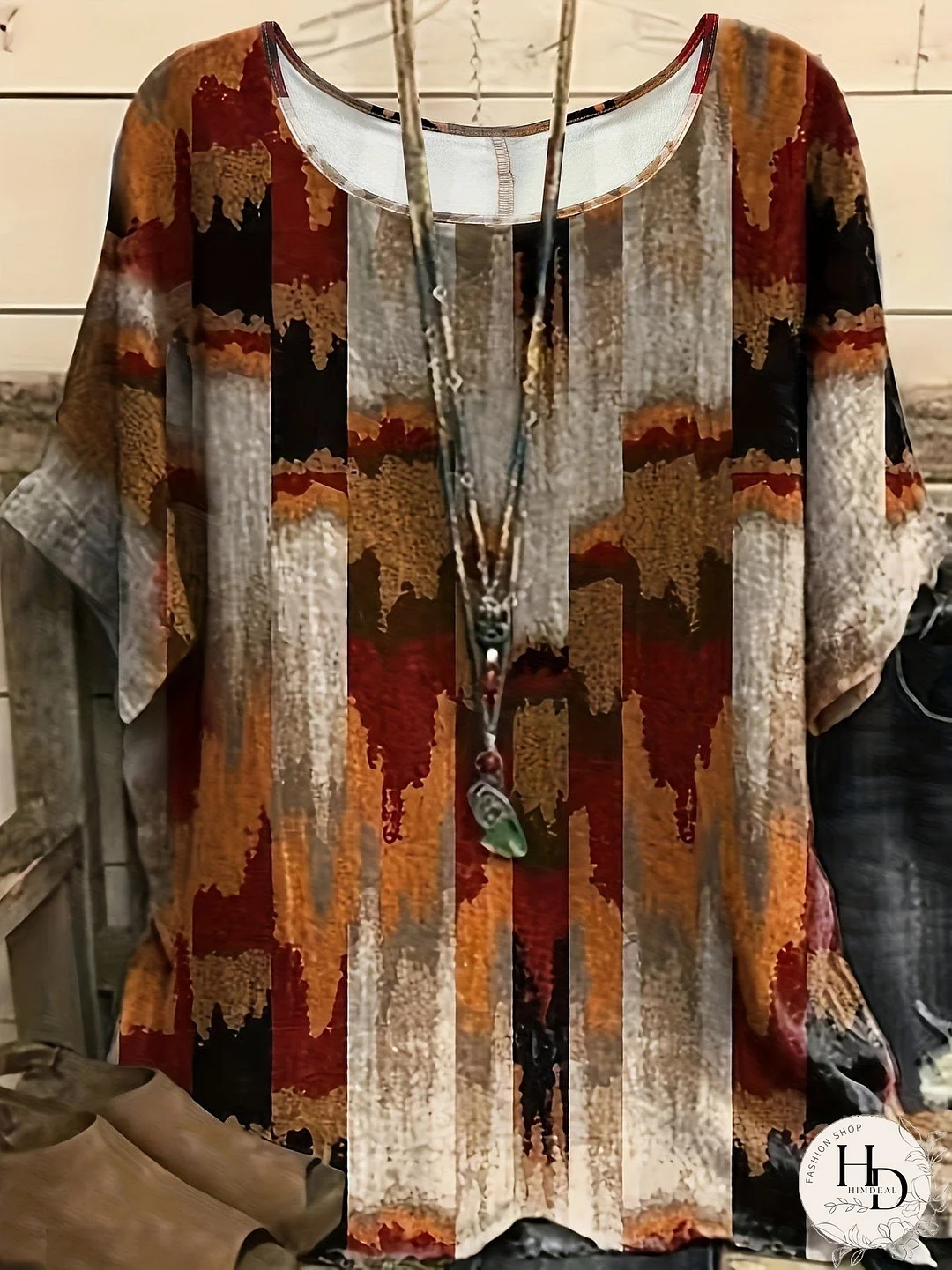 Women's Loose-Fitting Long Sleeve T-Shirt