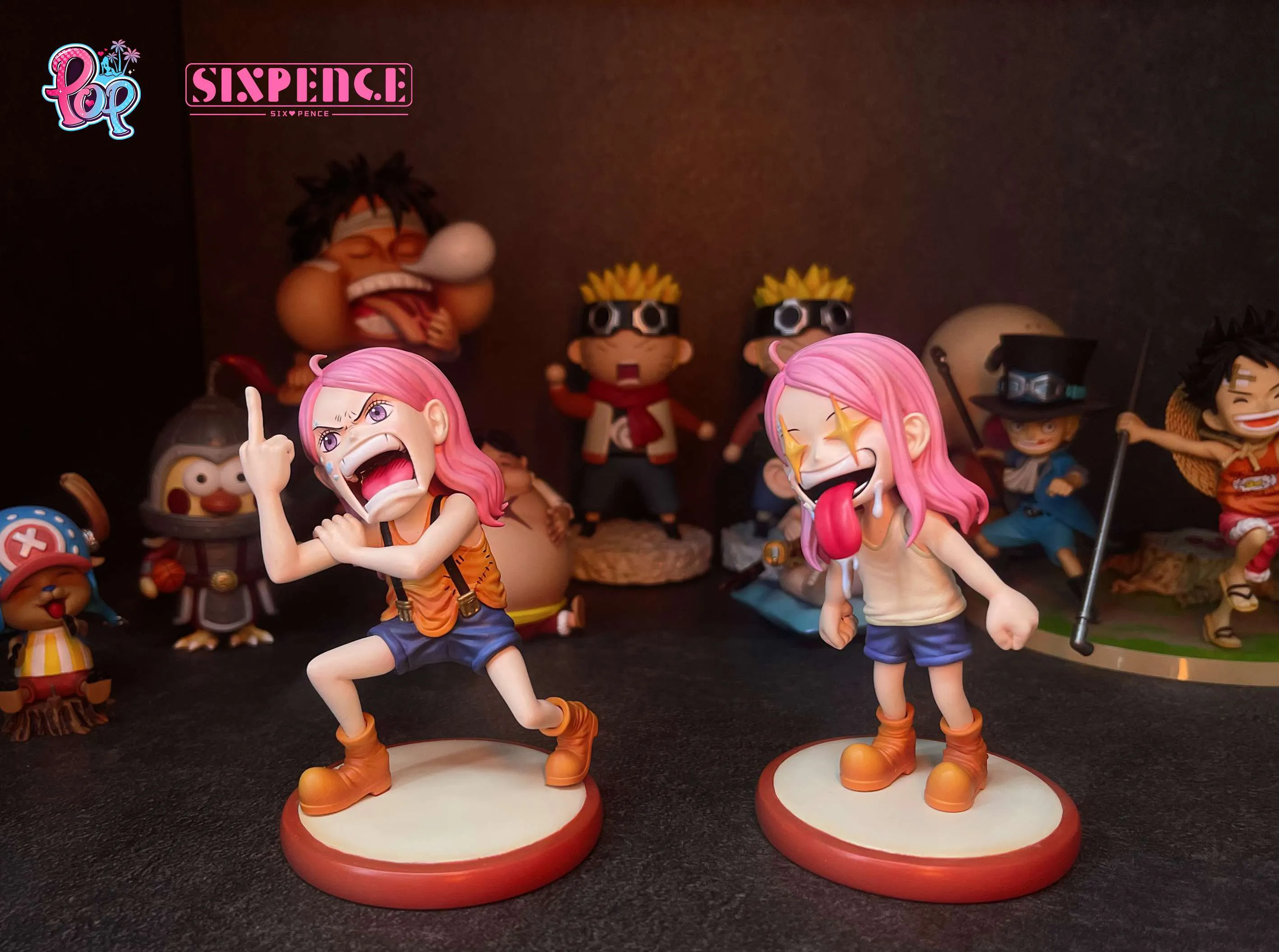 goody goody♪ ポキプシー、アクセサリー2点、サルーチェワンピ Little Jewelry Bonney - ONE PIECE Resin Statue - Six Pence Studio