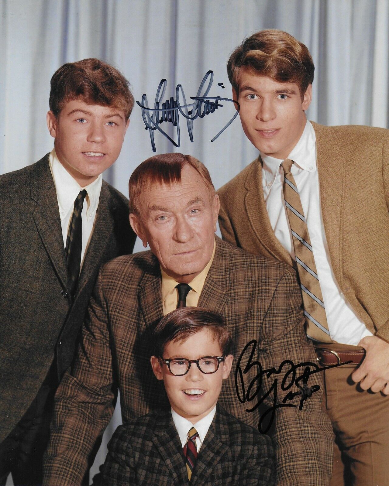 Stanley & Barry Livingston My Three Sons Original 8X10 Autographed Photo Poster painting #8