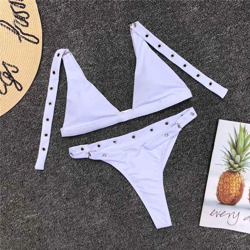 Neon Adjustable Bikini 2021 Sexy Thong Swimsuits For Woman Push Up Swimming Suit Female Biquini Tanga Beach Bathing Suit 3364