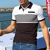 Men's Polo Shirt Lapel Breathable Comfort Short Sleeve T-shirt