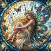 Diamond Painting-DIY Full Round Drill Stained Glass Art Fairy