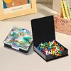 (US Local)Owl Diamond Painting Memo Pad Holder with 160 Sheets of Paper for DIY Art Craft
