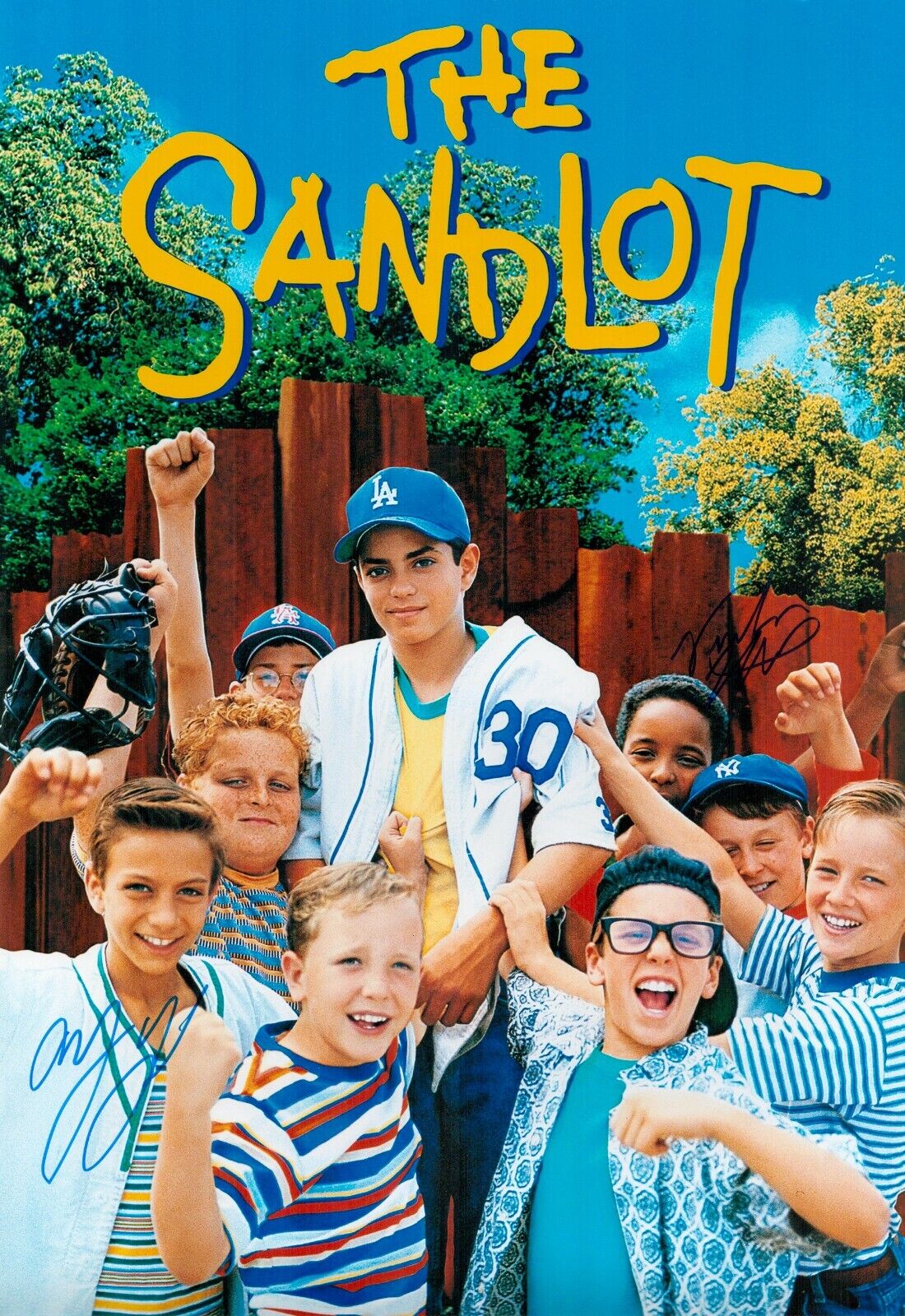 Victor DiMattia Marty York Hand Signed 12x18 Sandlot Authentic Autographed Photo Poster painting