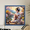 Kimono Girl-11CT Stamped Cross Stitch 50*50cm/19.69*19.69in